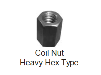 Coil Nut - Heavy Duty 1/2